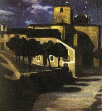 Diego Rivera œuvres - scène de nuit à avila 1907 Diego Rivera